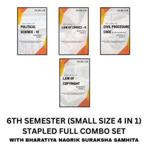 SCOMB6 – 6TH SEMESTER – SMALL SIZE 4IN1 STAPLED FULL COMBO SET WITH BNSS