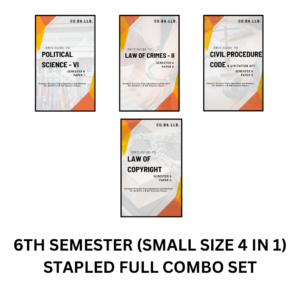 SCOMB6 – 6TH SEMESTER – SMALL SIZE 4IN1 STAPLED FULL COMBO SET