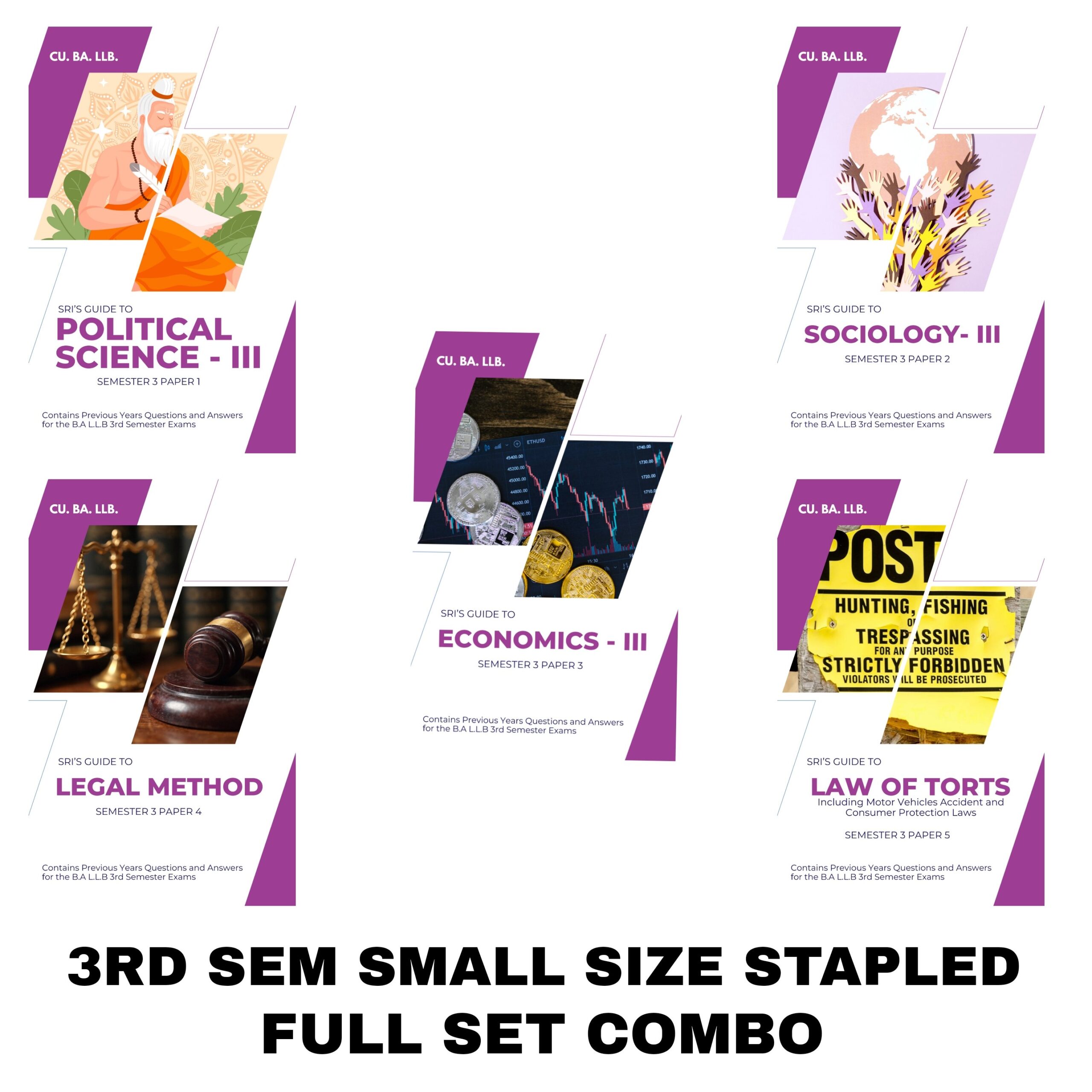 O46 - SCOMB3 – 3RD SEMESTER COMBO SET – SMALL SIZE 4 IN 1 HARD COPY