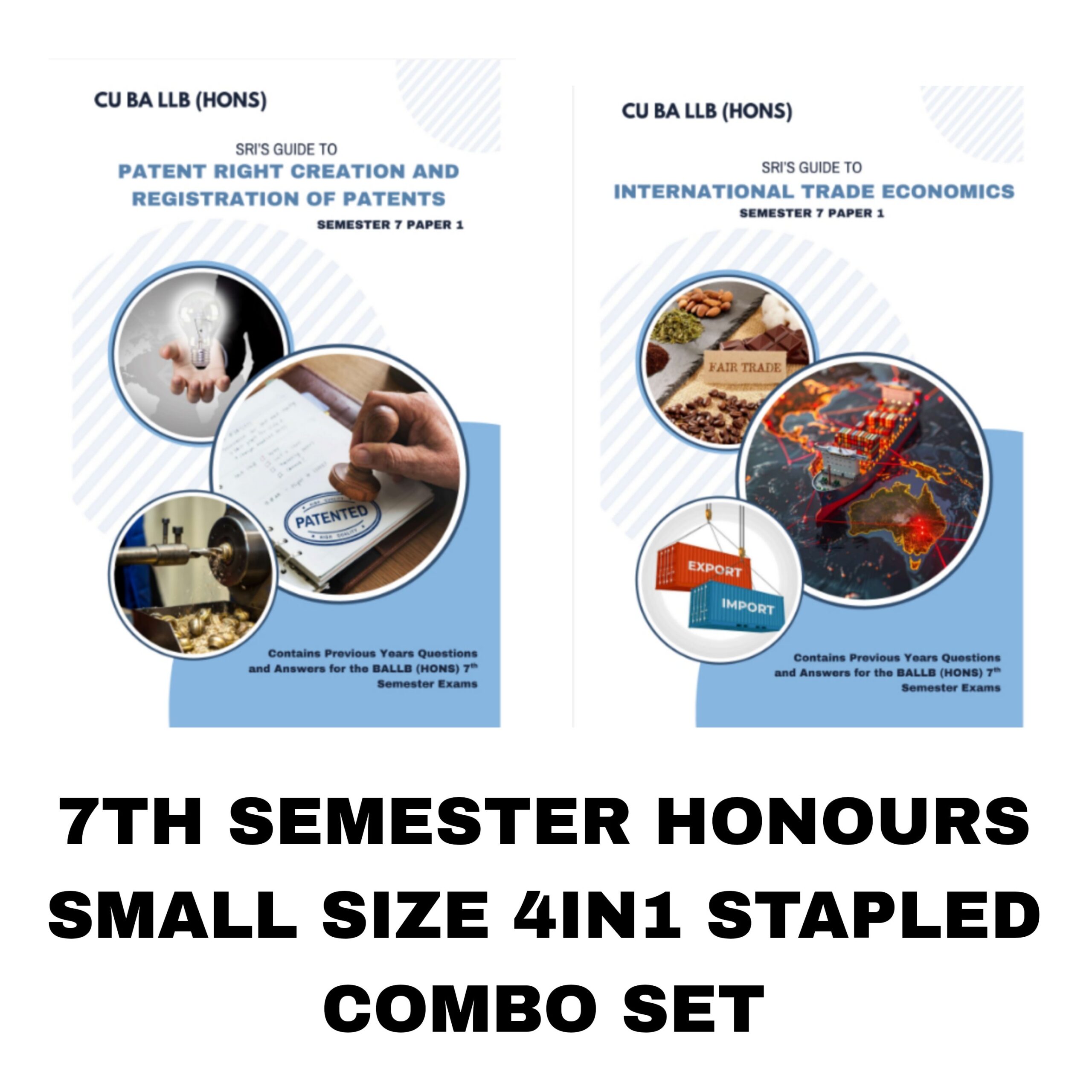 O65 - SHCOM7 – HONOURS 7TH SEMESTER COMBO SET – SMALL SIZE 4 IN 1 HARD COPY