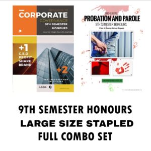 O34 - LHCOM9 – HONOURS 9TH SEMESTER COMBO SET – LARGE SIZE HARD COPY