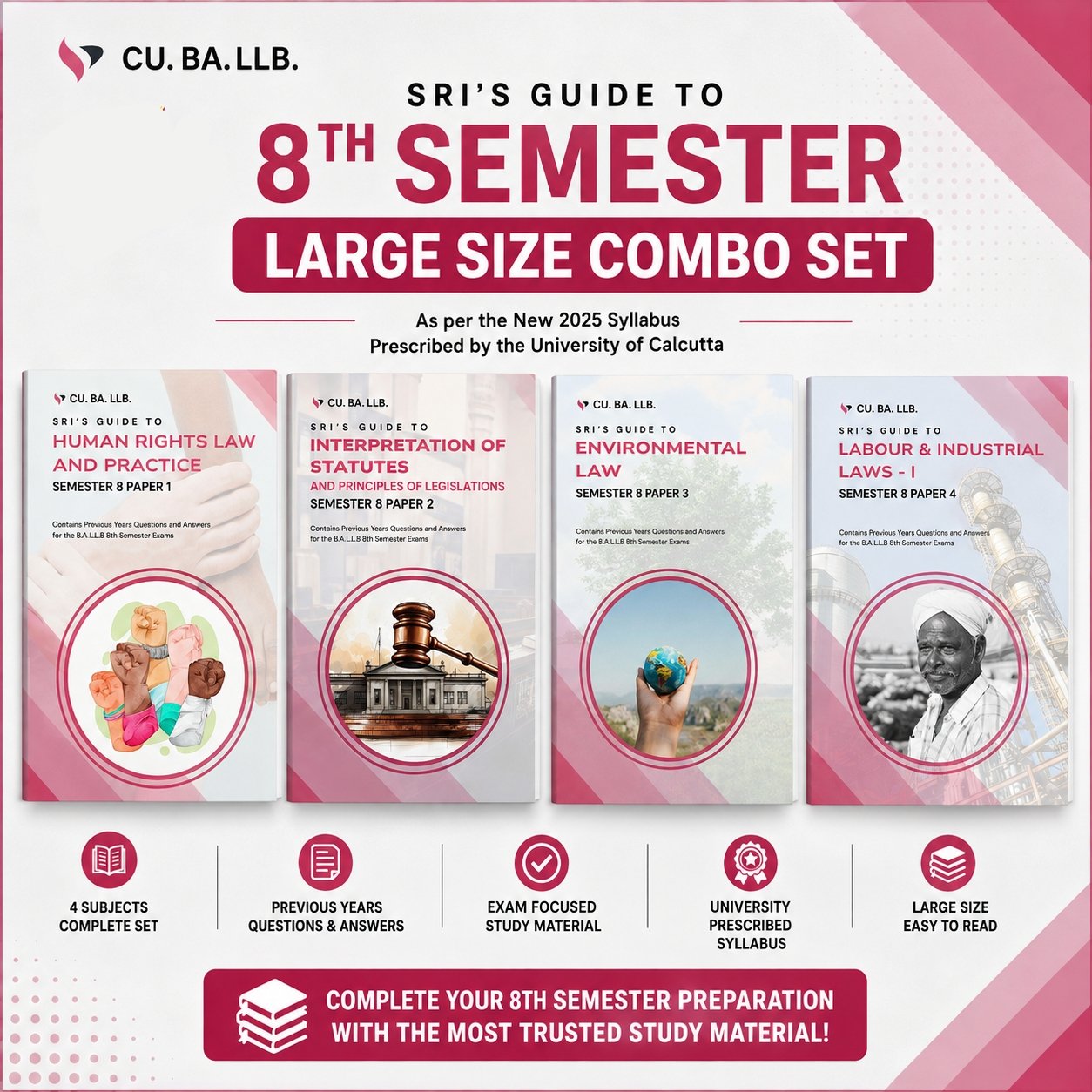8TH SEM LARGE SIZE COMBO SET